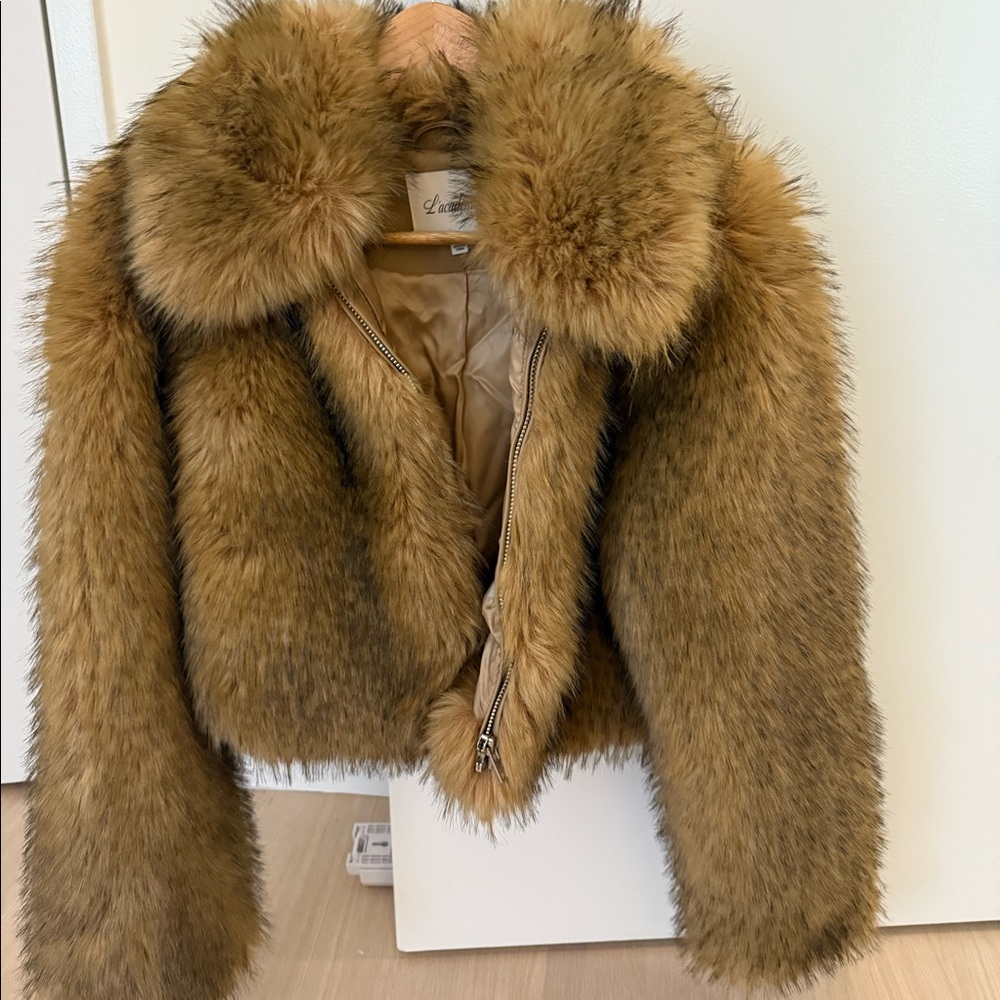 LAcademie By Mariana Savoie Faux Fur Coat